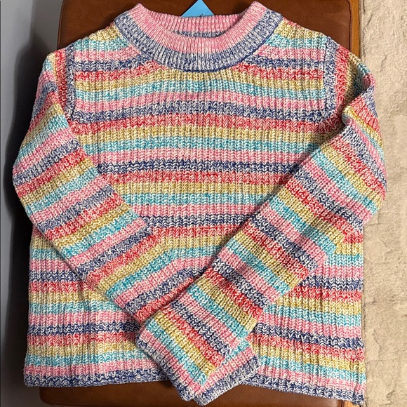 Philosophy Sweaters - Philosophy Pastel Stripe Knit Sweater in Pink, Blue, Yellow, Mint, Lavender